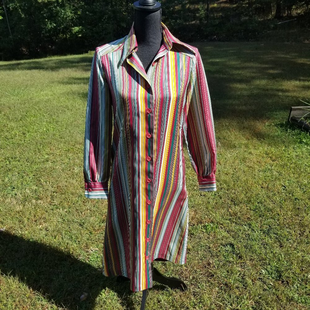 Vintage Schrader Sport Funky Color Sport Dress 10